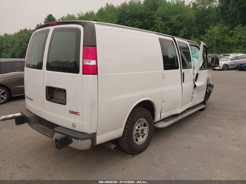 Vin: 1gtw7af71n1264751, lot: 46126574, gmc savana cargo rwd 2500 regular wheelbase work van 20224