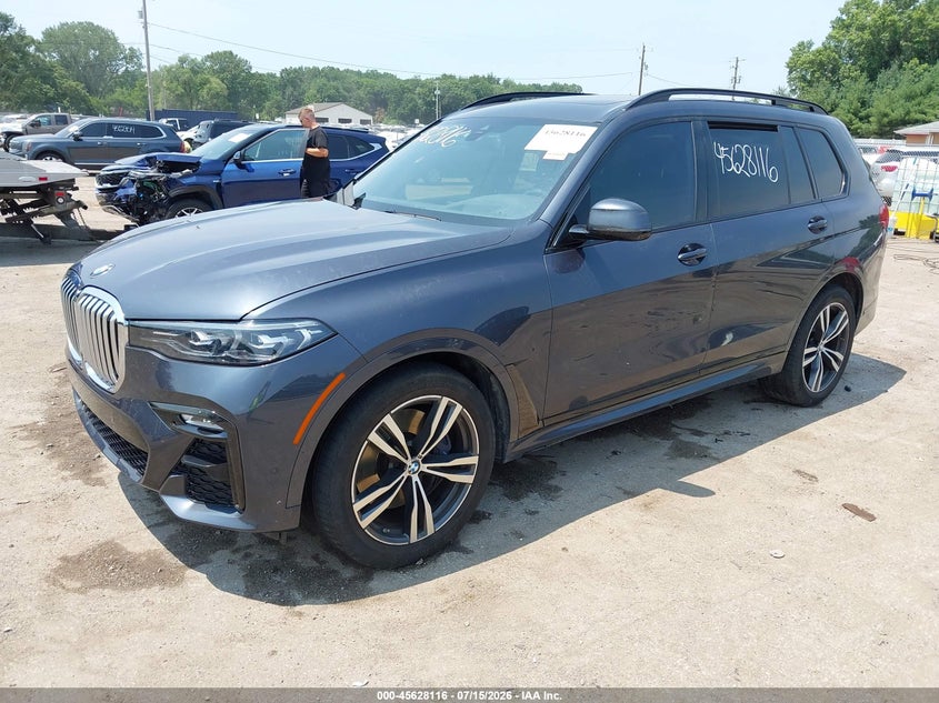 Vin: 5uxcw2c04l0e74316, lot: 46126582, bmw x7 xdrive40i 20202