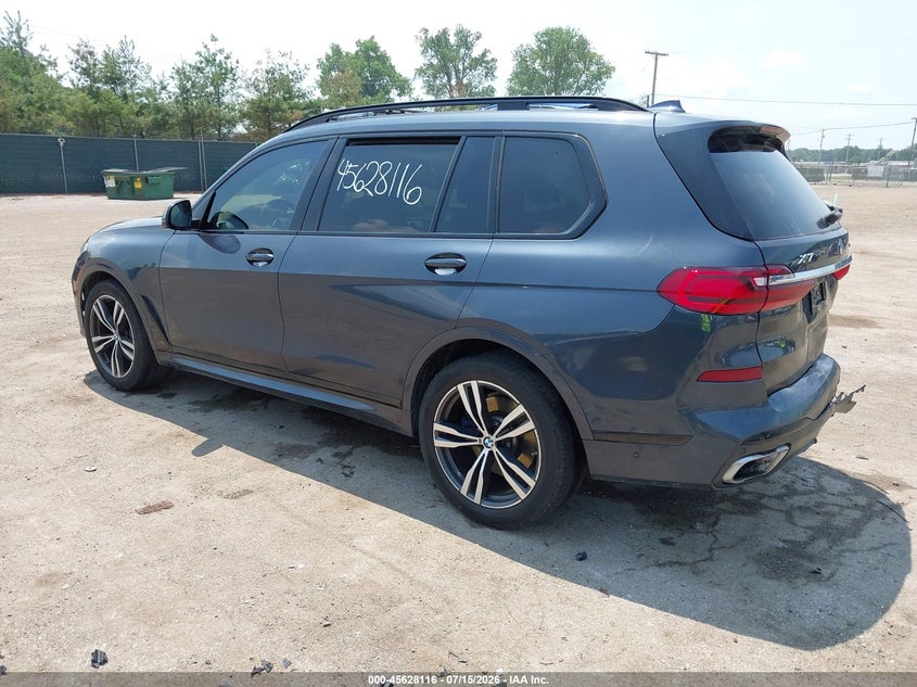 Vin: 5uxcw2c04l0e74316, lot: 46126582, bmw x7 xdrive40i 20203