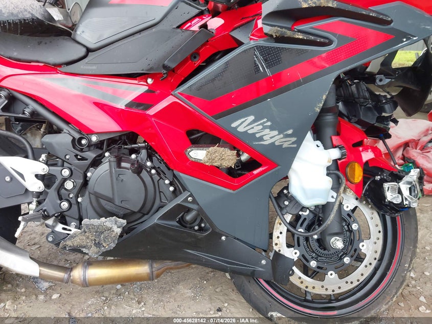 2025 Kawasaki Ex500 A/B VIN: ML5EXGJ19SDA68405 Lot: 45628142