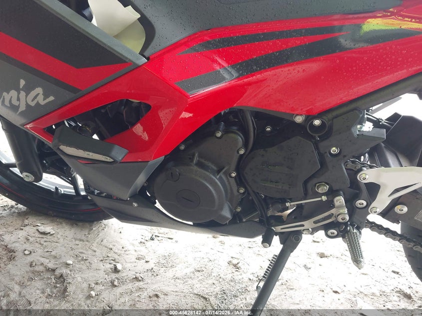 2025 Kawasaki Ex500 A/B VIN: ML5EXGJ19SDA68405 Lot: 45628142