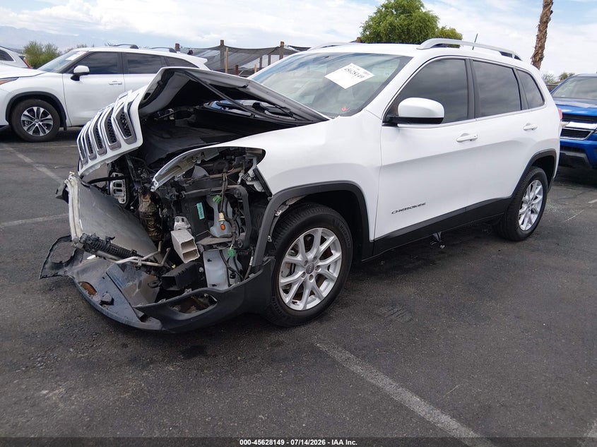 2018 Jeep Cherokee, Front End, IAAI, VIN 1C4PJLLX5JD525040 — photo 2