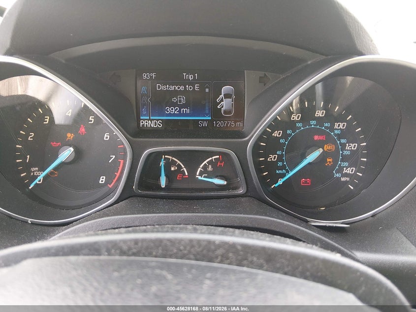 2016 FORD ESCAPE SPORT UTILITY VEHICLE 2.5L I4 FI DOHC 16V NF4