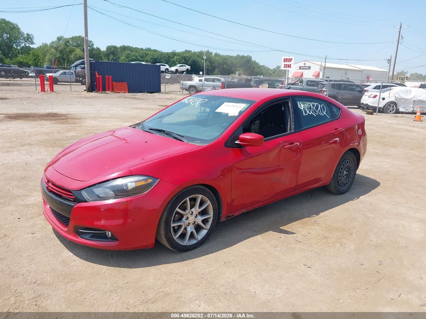 Vin: 1c3cdfba9dd261303, lot: 46126668, dodge dart rallye 20132