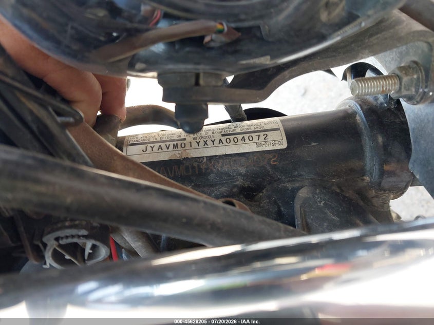 2000 Yamaha Xvs65 A VIN: JYAVM01YXYA004072 Lot: 45628205