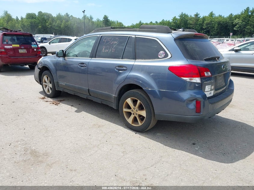Vin: 4s4brbjc5d3264852, lot: 46126682, subaru outback 2.5i limited 20133