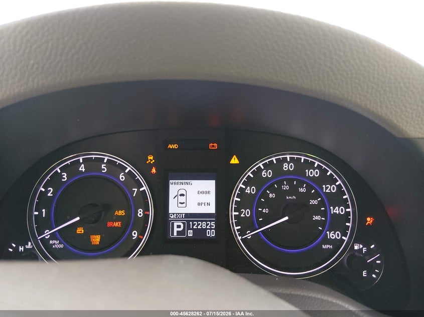 2012 Infiniti G37X VIN: JN1CV6EL8CM473455 Lot: 45628262