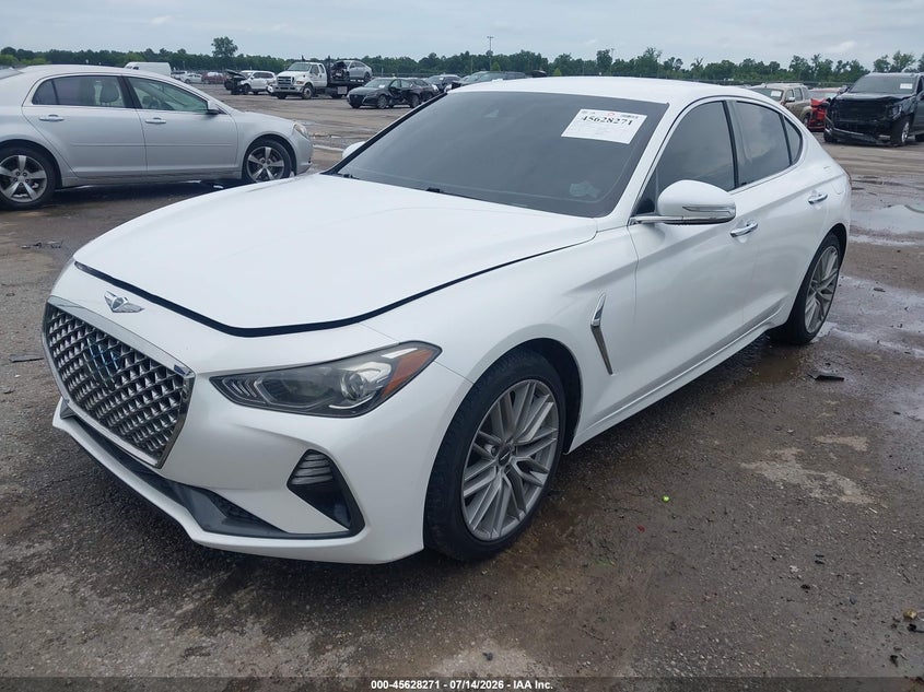 Vin: kmtg64la3lu051161, lot: 46126737, genesis g70 2.0t rwd 20202