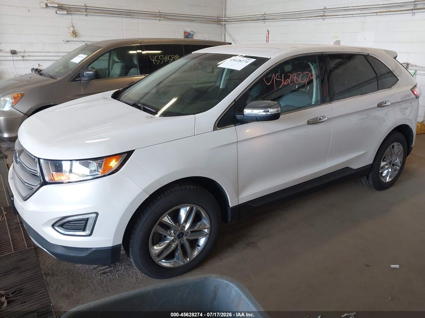 Vin: 2fmpk4j91gbb52743, lot: 46126739, ford edge sel 20162