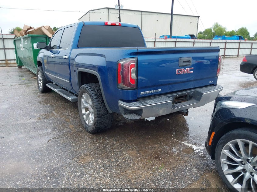 Vin: 3gtu2nec1jg280990, lot: 46126782, gmc sierra 1500 slt 20183