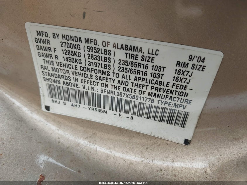 AtlanticExpress - Honda Odyssey