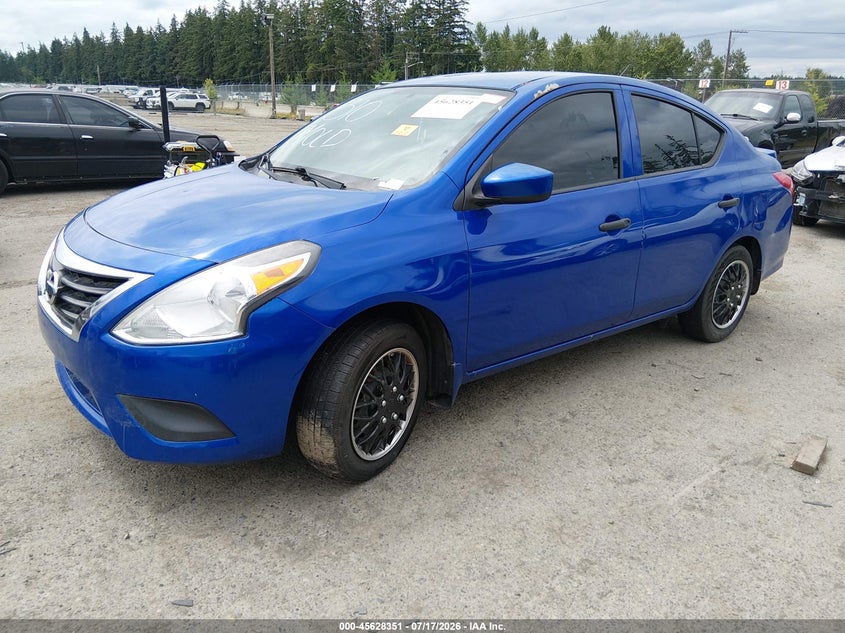 Vin: 3n1cn7ap2gl861330, lot: 46126817, nissan versa 1.6 s+ 20162