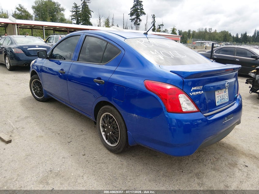 Vin: 3n1cn7ap2gl861330, lot: 46126817, nissan versa 1.6 s+ 20163