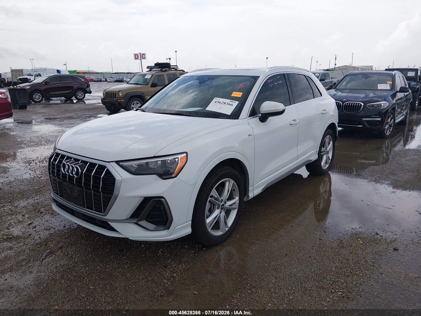 Vin: wa1decf32n1138110, lot: 46126832, audi q3 premium 45 tfsi s line quattro tiptronic 20222