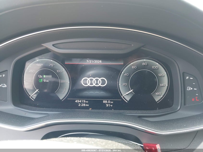 2021 Audi A7 Sportback Prestige 55 Tfsi E Quattro S Tronic VIN: WAUVPBF29MN081186 Lot: 45628367