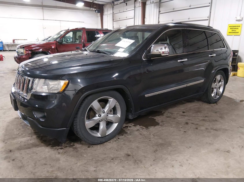 Vin: 1c4rjfcg7cc345660, lot: 46126836, jeep grand cherokee overland 20122