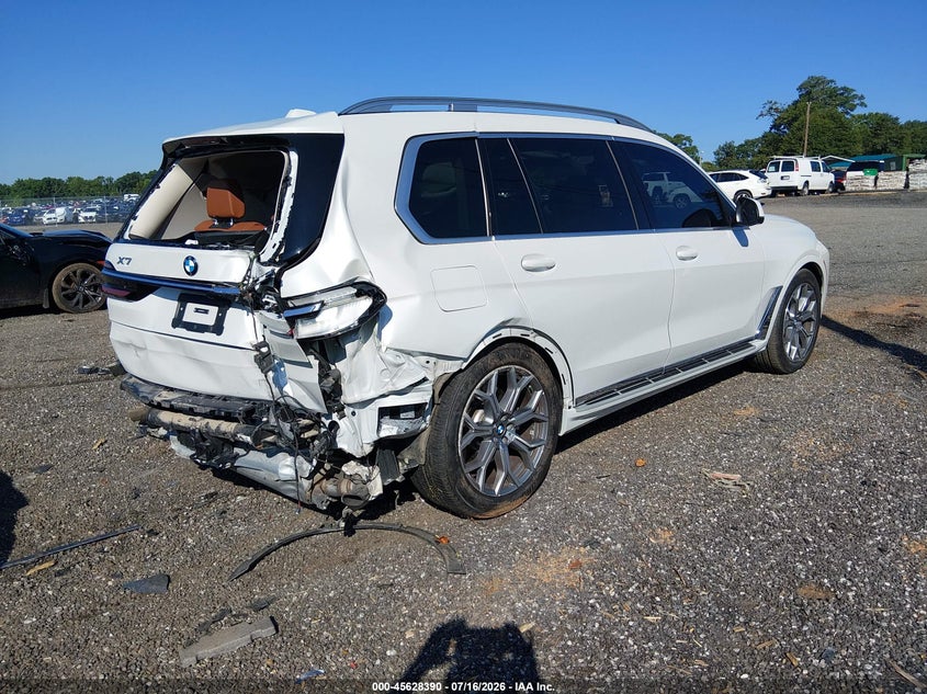 Vin: 5ux23em0xr9v51115, lot: 46126856, bmw x7 xdrive40i 20244