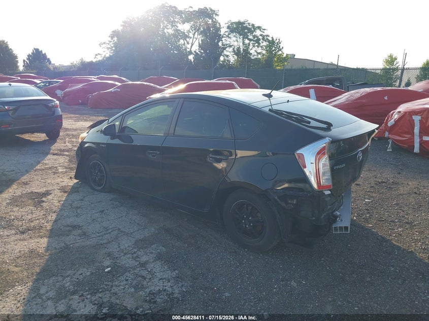 Vin: jtdkn3duoc5453969, lot: 46126877, toyota prius 20123