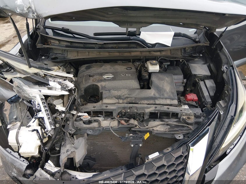 2019 Nissan Murano Sl VIN: 5N1AZ2MJ7KN125944 Lot: 45628430