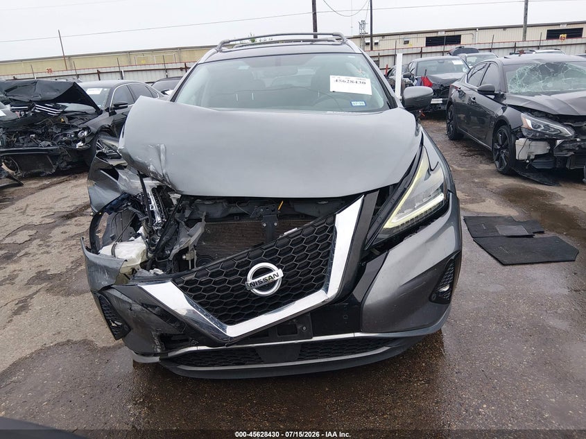 2019 Nissan Murano Sl VIN: 5N1AZ2MJ7KN125944 Lot: 45628430