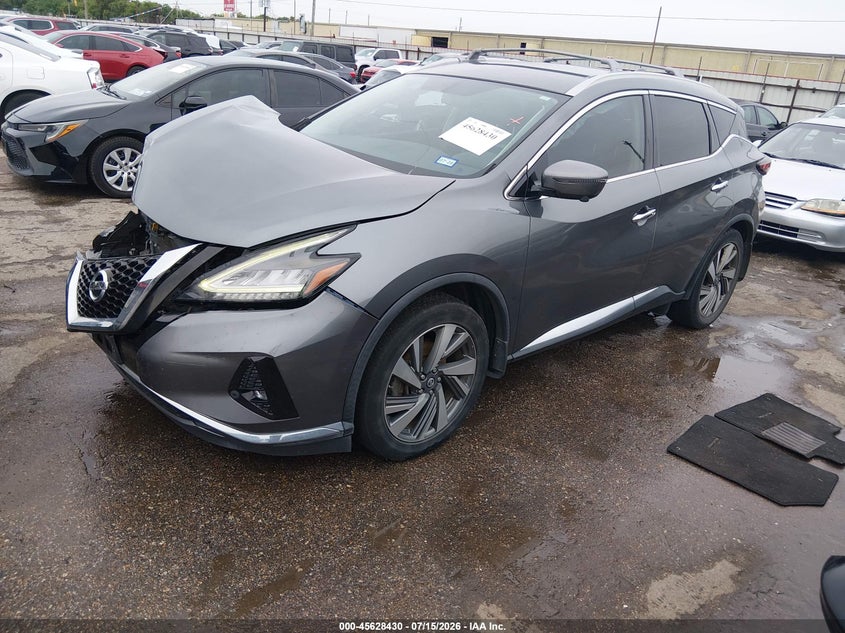 2019 Nissan Murano Sl VIN: 5N1AZ2MJ7KN125944 Lot: 45628430