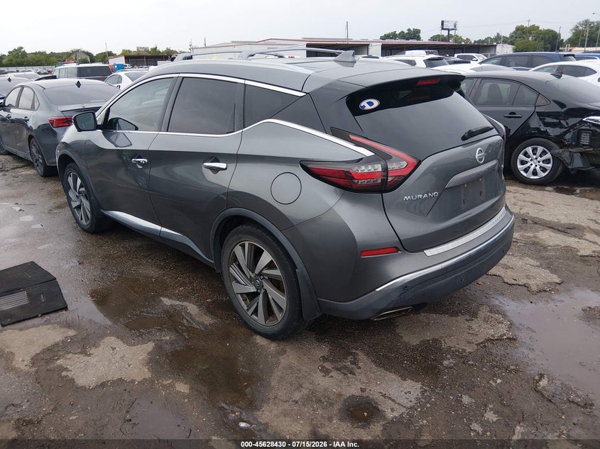 2019 Nissan Murano Sl VIN: 5N1AZ2MJ7KN125944 Lot: 45628430