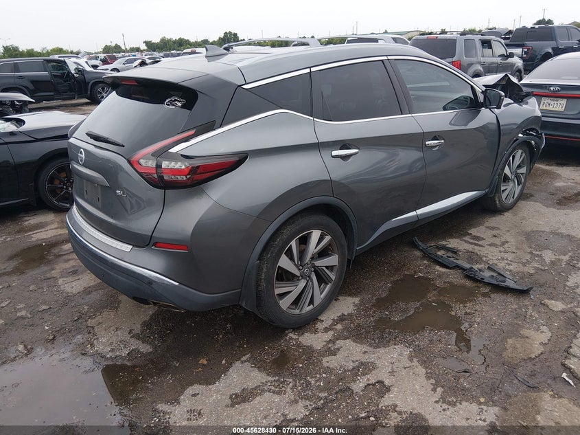 2019 Nissan Murano Sl VIN: 5N1AZ2MJ7KN125944 Lot: 45628430
