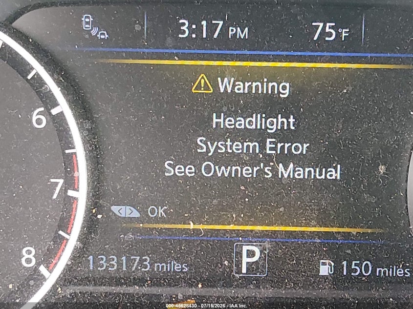 2019 Nissan Murano Sl VIN: 5N1AZ2MJ7KN125944 Lot: 45628430