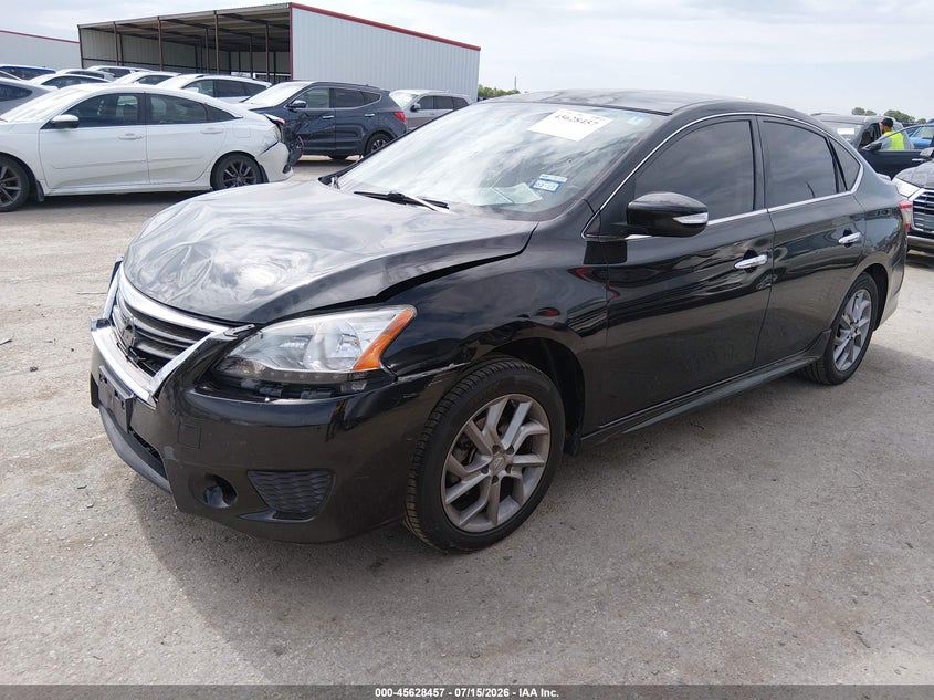 2015 Nissan Sentra, Front End, IAAI, VIN 3N1AB7AP1FY368529 — photo 2