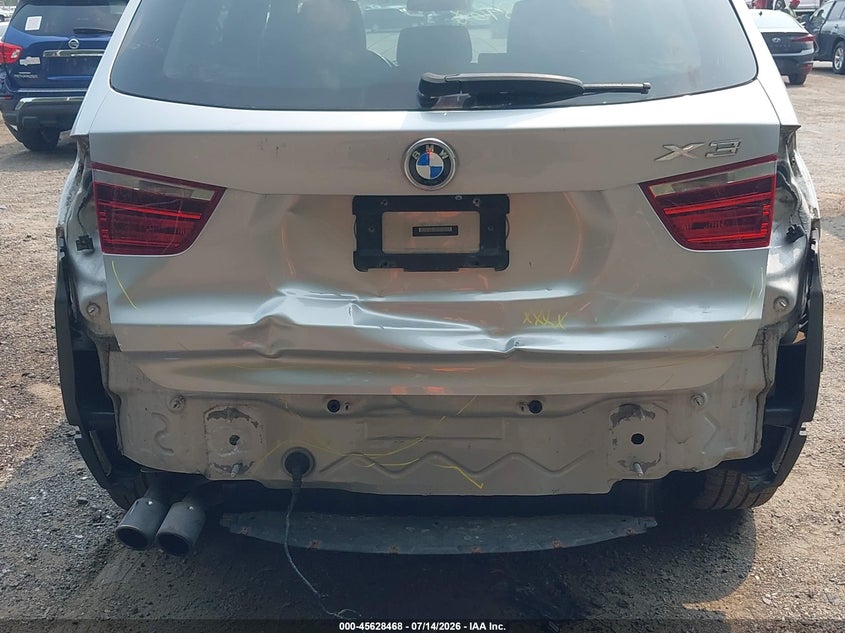 2015 BMW X3 xDrive28I VIN: 5UXWX9C52F0D54565 Lot: 45628468