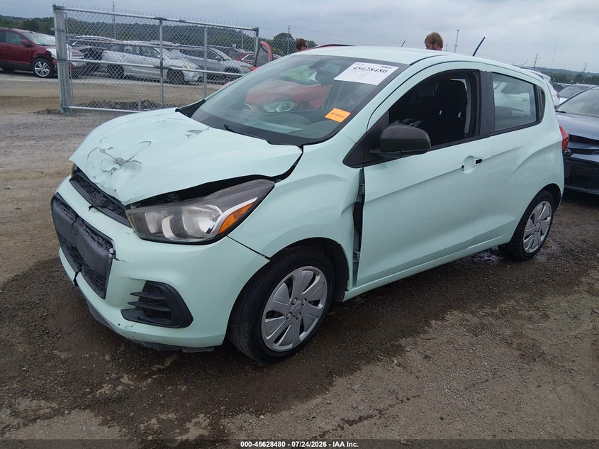 Vin: kl8cb6saxhc720019, lot: 46126945, chevrolet spark ls cvt 20172