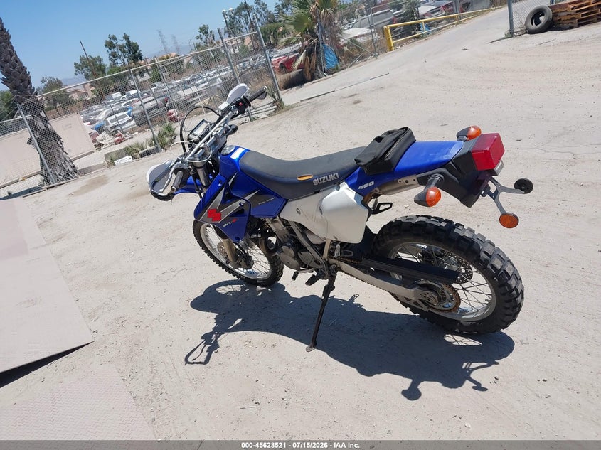 2006 Suzuki Dr-Z400 S VIN: JS1SK43A562103999 Lot: 45628521