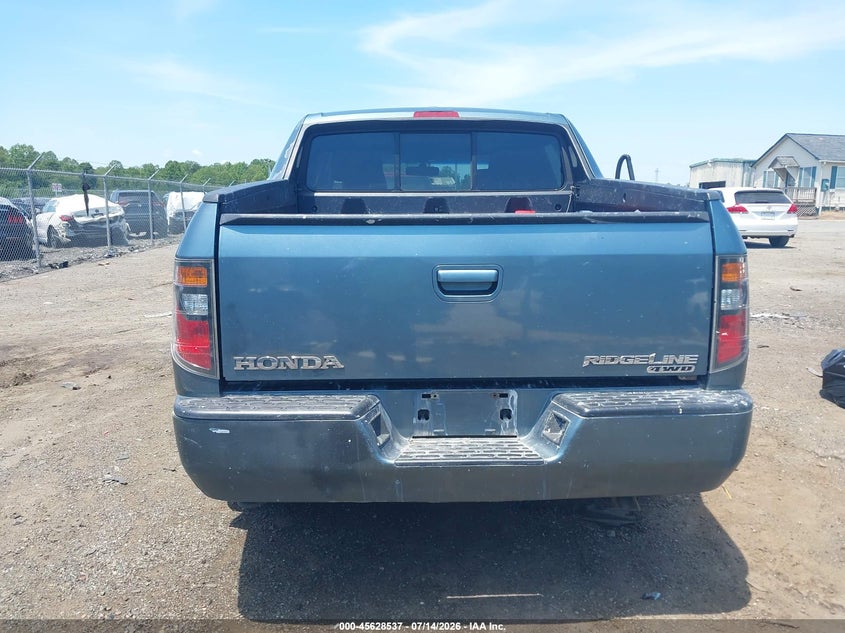2006 Honda Ridgeline Rtl VIN: 2HJYK16506H516204 Lot: 45628537