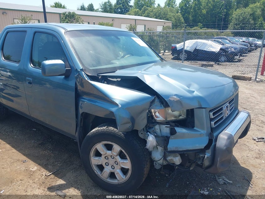 2006 Honda Ridgeline Rtl VIN: 2HJYK16506H516204 Lot: 45628537