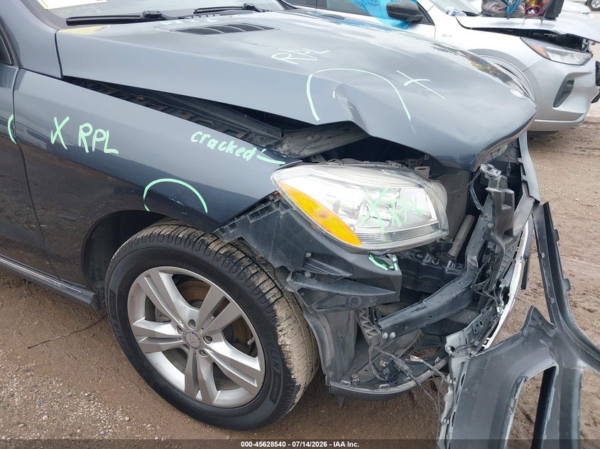 2014 Mercedes-Benz Ml 350 VIN: 4JGDA5JBXEA417165 Lot: 45628540