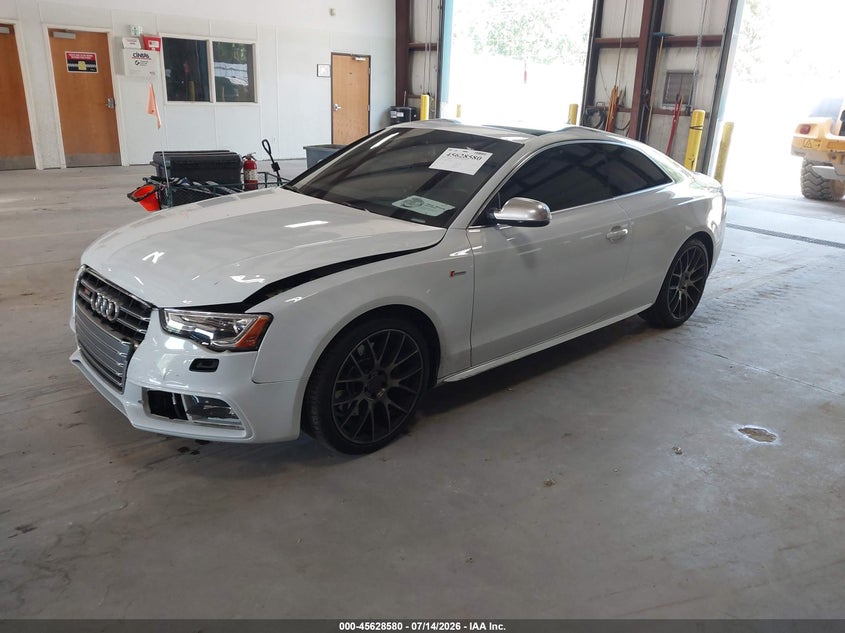 2013 Audi S5 3.0T Premium Plus VIN: WAUVGAFR8DA029255 Lot: 45628580