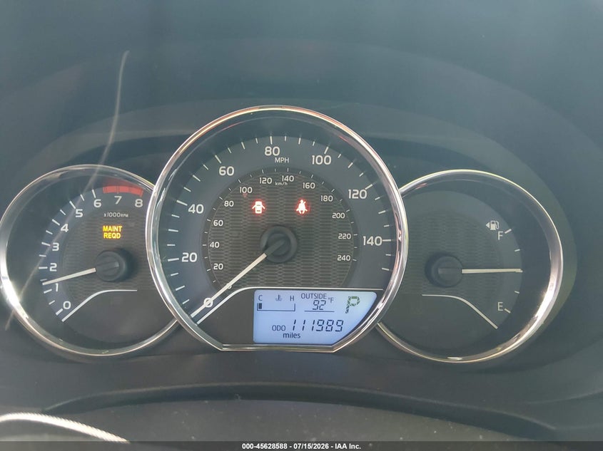 2014 TOYOTA COROLLA auction photo 7