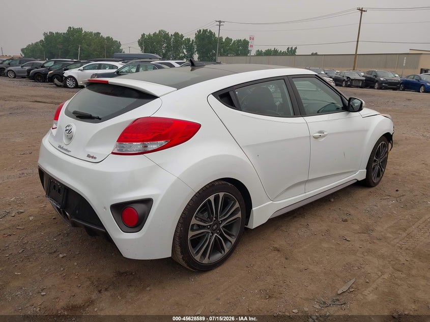 2016 Hyundai Veloster Turbo VIN: KMHTC6AE4GU273975 Lot: 45628589