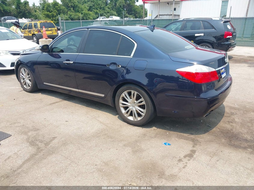 Vin: kmhgc4df9au085549, lot: 46127060, hyundai genesis 4.6 20103
