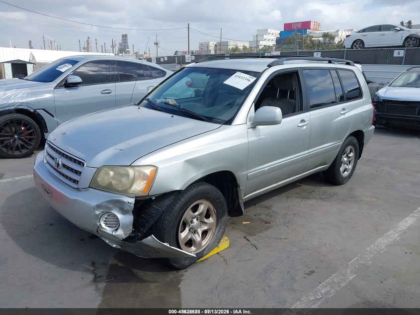 2003 Toyota Highlander, Front End, IAAI, VIN JTEGD21AX30072104 — photo 2