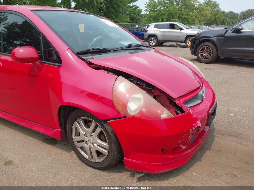 2007 Honda Fit Sport VIN: JHMGD386X7S024607 Lot: 45628672