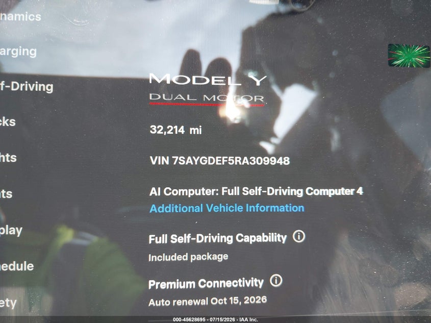 2024 TESLA MODEL Y SPORT UTILITY VEHICLE ELECTRIC
