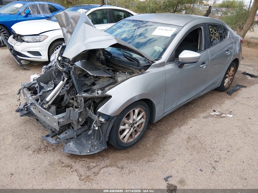 Vin: jm1bm1u78g1277493, lot: 46127163, mazda mazda3 i sport 20162