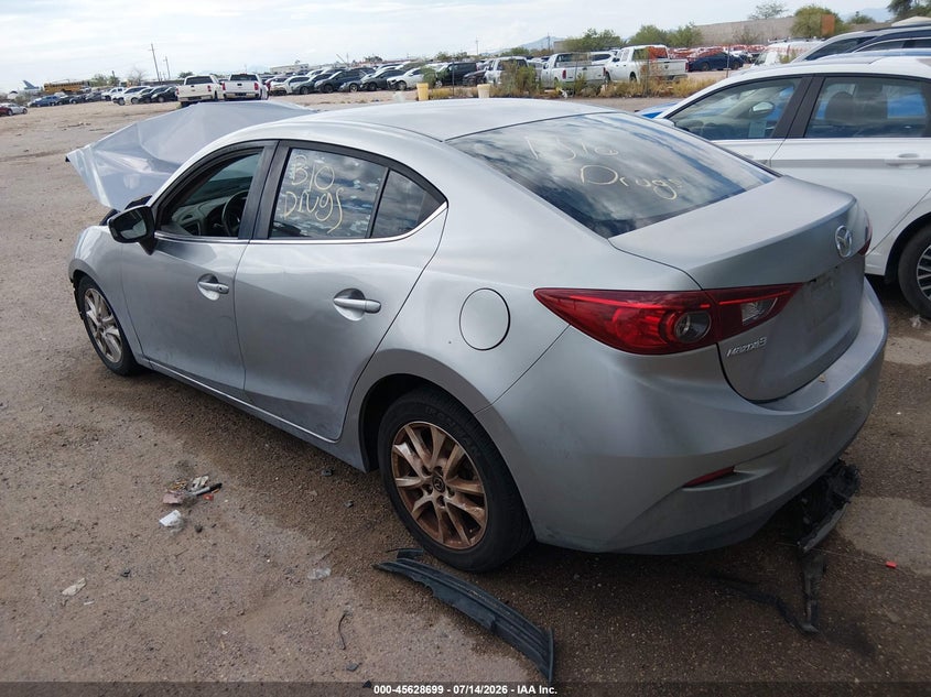 Vin: jm1bm1u78g1277493, lot: 46127163, mazda mazda3 i sport 20163