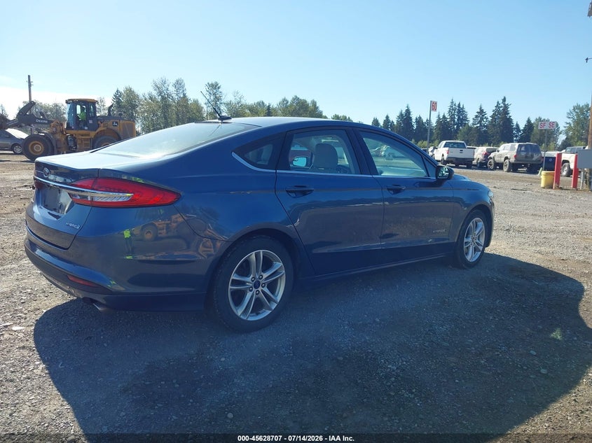 2018 FORD FUSION HYBRID auction photo 4