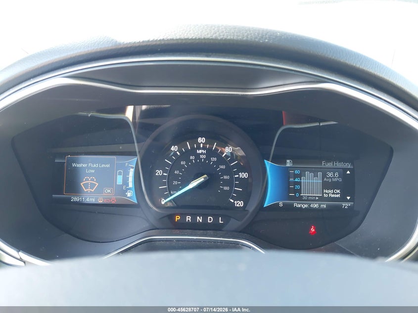 2018 FORD FUSION HYBRID auction photo 7