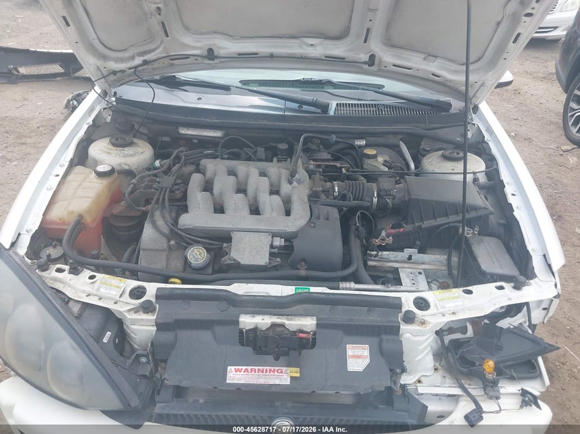 2000 Mercury Cougar V6 VIN: 1ZWFT61L3Y5627473 Lot: 45628717