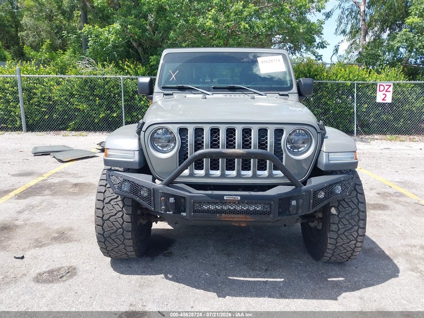 2021 Jeep Gladiator Overland 4X4 VIN: 1C6HJTFG7ML507575 Lot: 45628724