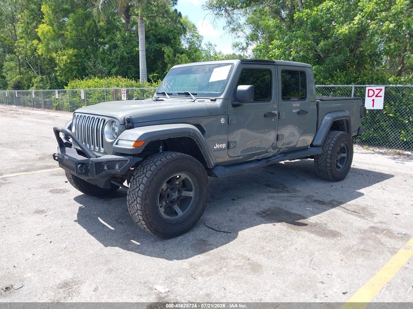 2021 Jeep Gladiator, Left Side, IAAI, VIN 1C6HJTFG7ML507575 — photo 2