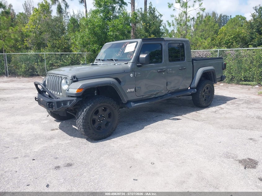 Vin: 1c6hjtfg7ml507575, lot: 46127190, jeep gladiator overland 4x4 20212